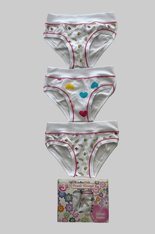 Tripack Slip Bimba e Ragazza PICCOLI RISVEGLI