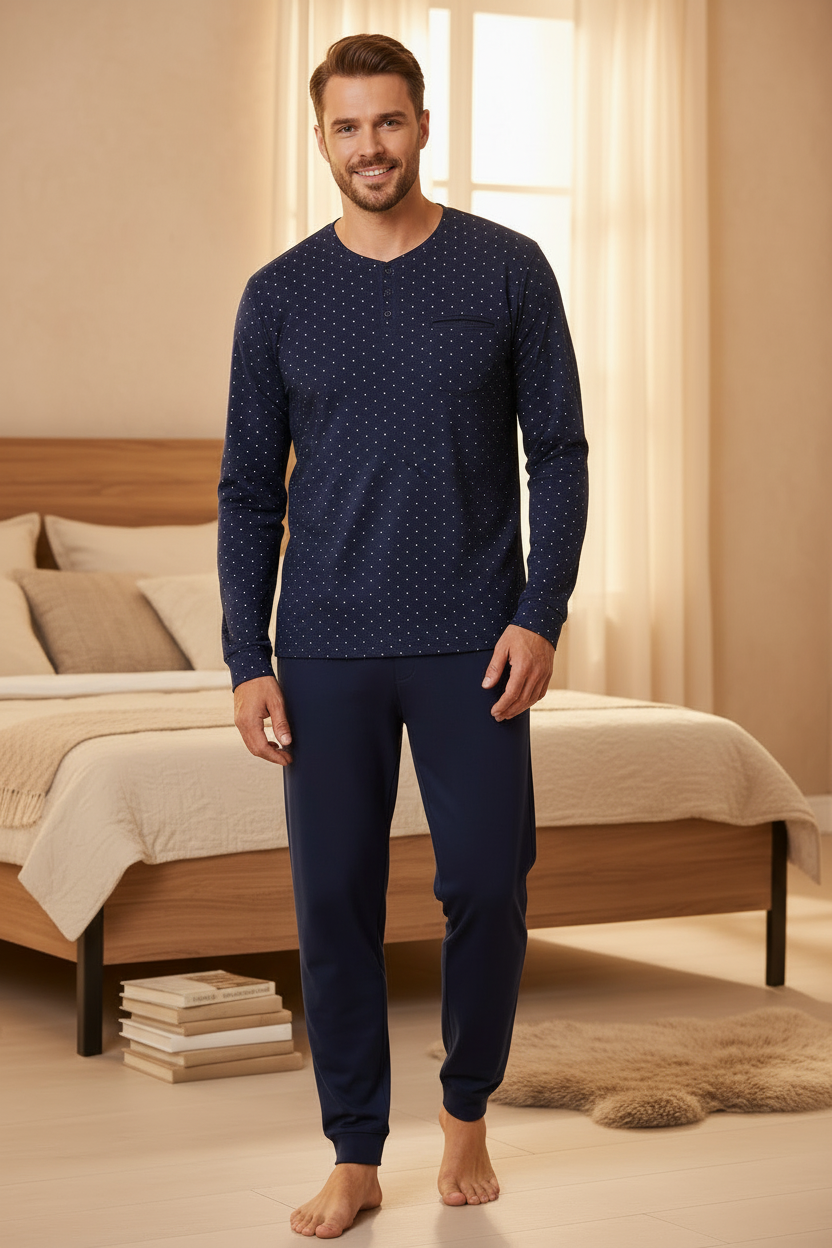 Pigiama Uomo Calibrato Interlock Cotone IRGE - Taglia 3XL