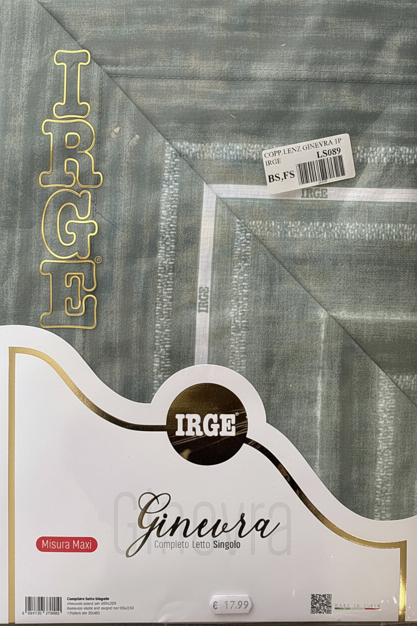 Completo Letto 1 piazza Misure Maxi - Linea Ginevra IRGE
