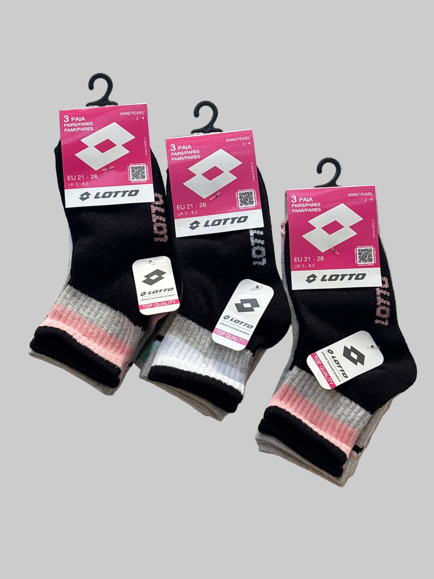 Calze Sportive Bambina Olympic 2-4 anni (21-26) LOTTO