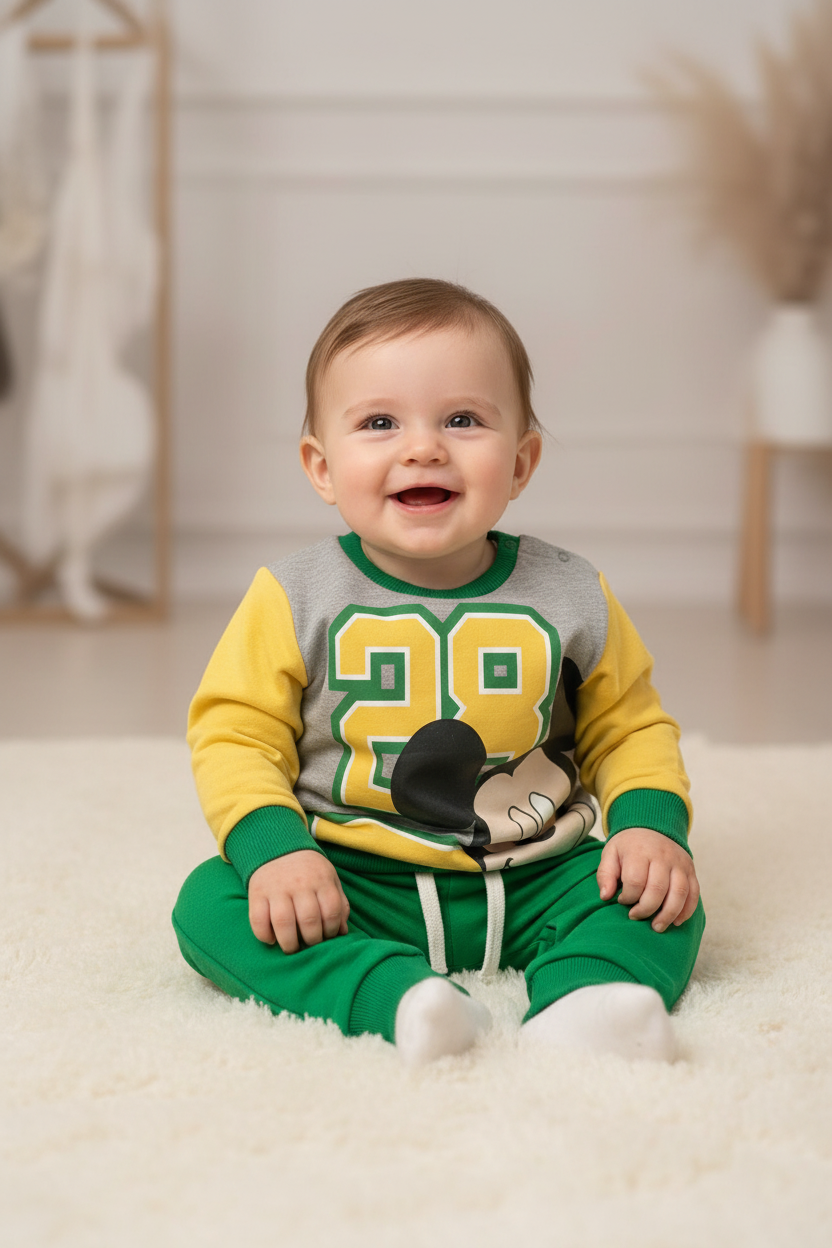 Completo Tuta in felpa Neonato Disney Baby ELLEPI - Taglia 9/12 mesi