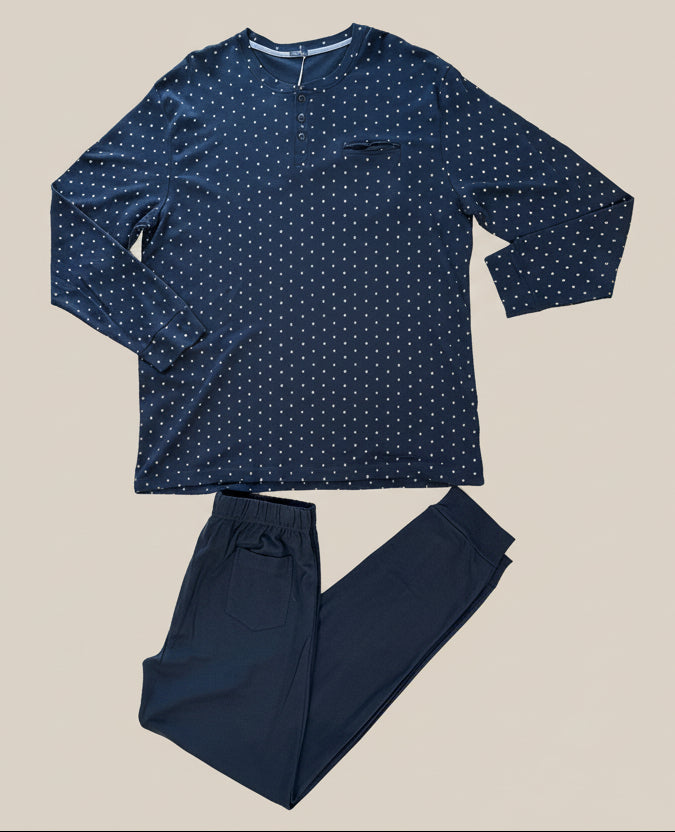 Pigiama Uomo Calibrato in Cotone Interlock IRGE - Taglia 2XL