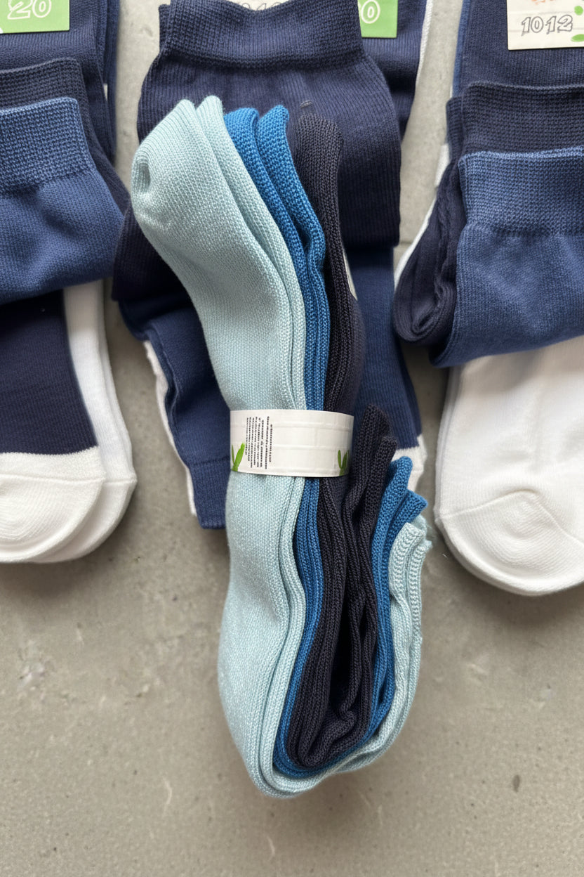 Tre Paia di Calze Corte in Filo di Scozia Colori assortiti linea Toby SCOPRI