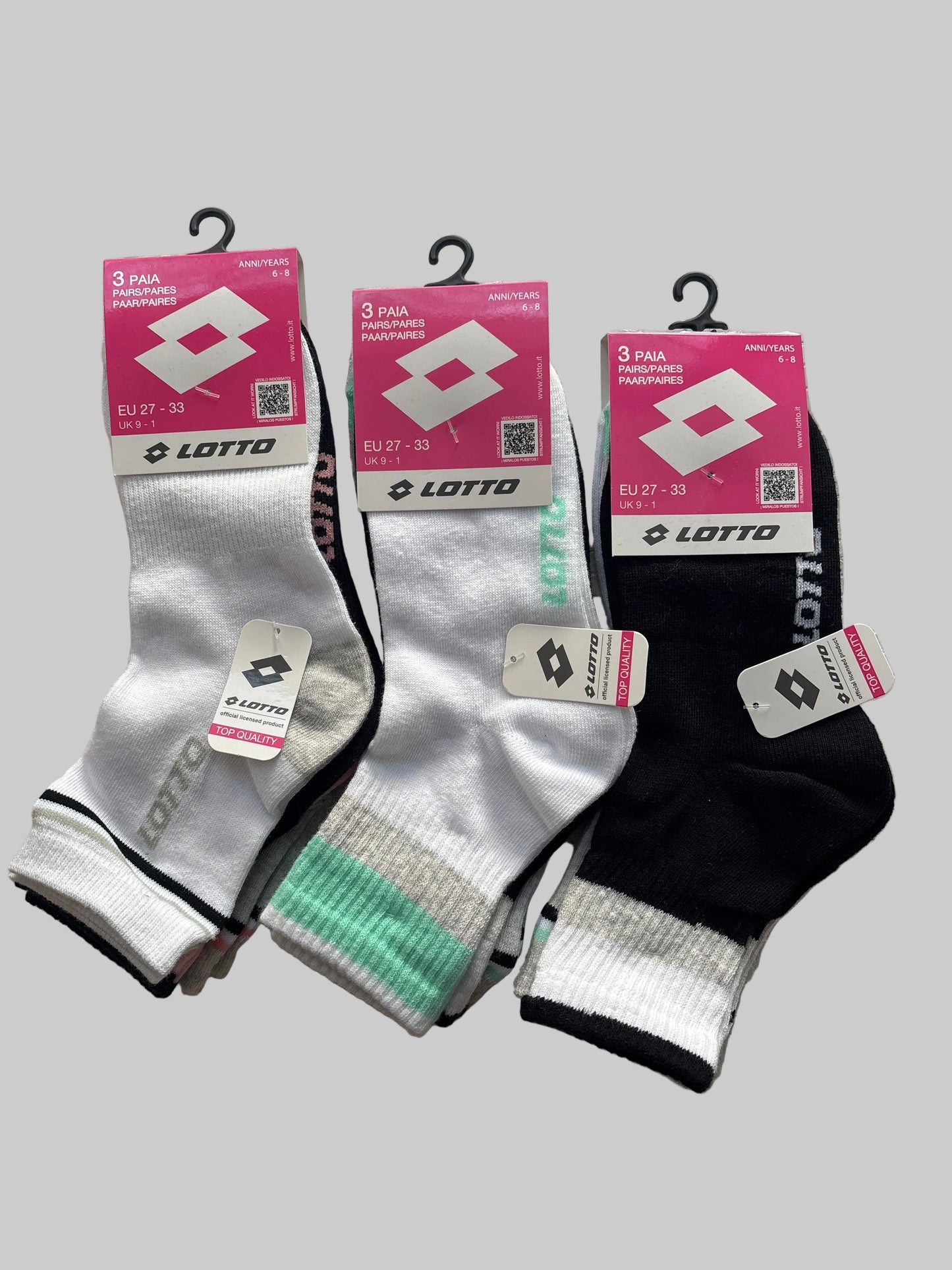 Calze Sportive Bambina Olympic 6-8 anni (27-33) LOTTO