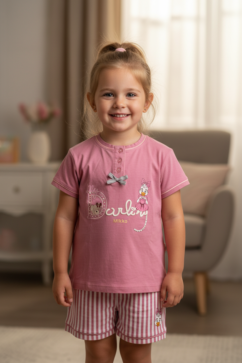 Pigiama Bambina corto mezza manica IRGE