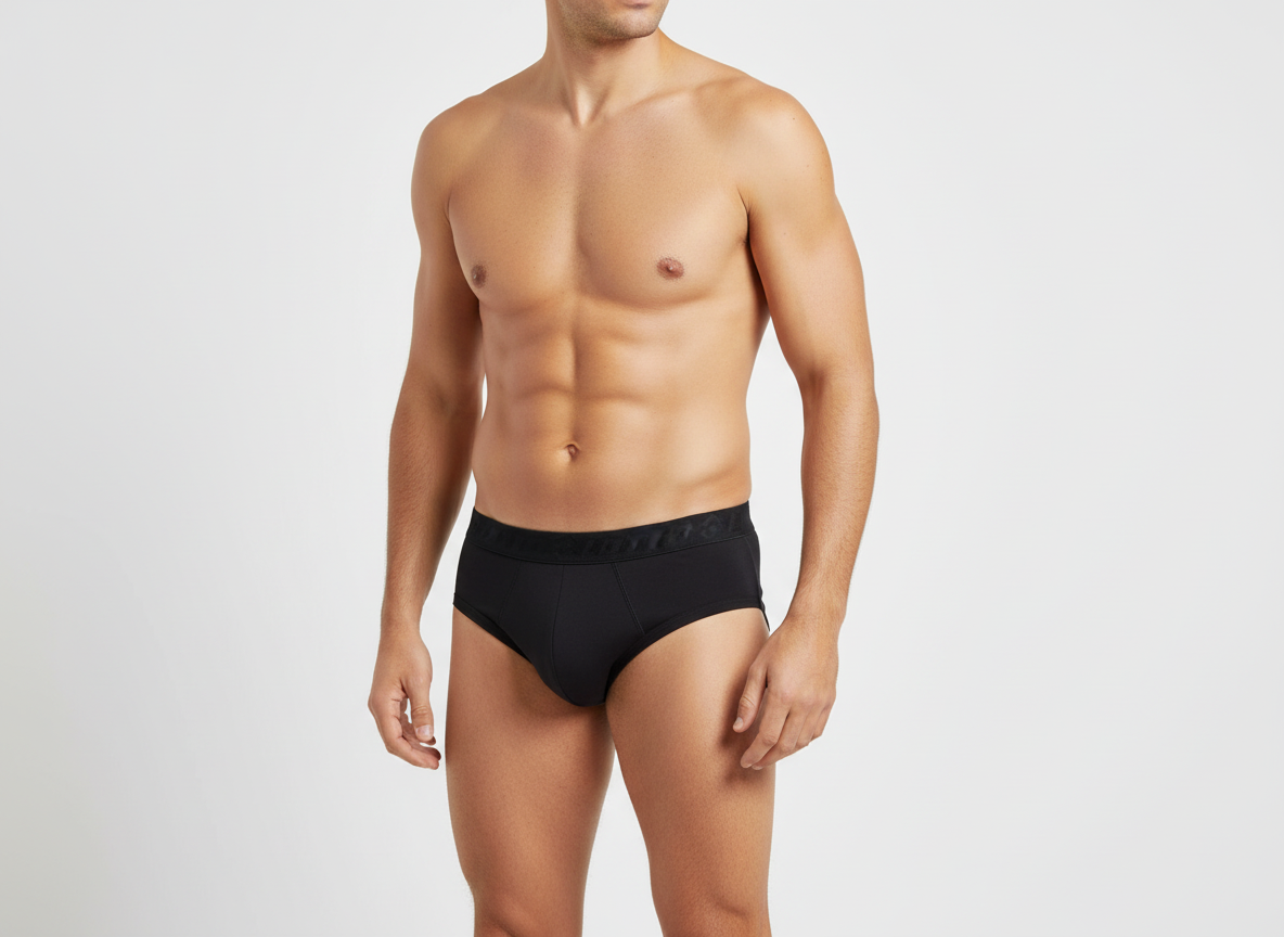 Tripack Slip Uomo in cotone elastico in vita con scritta marchio - LOTTO