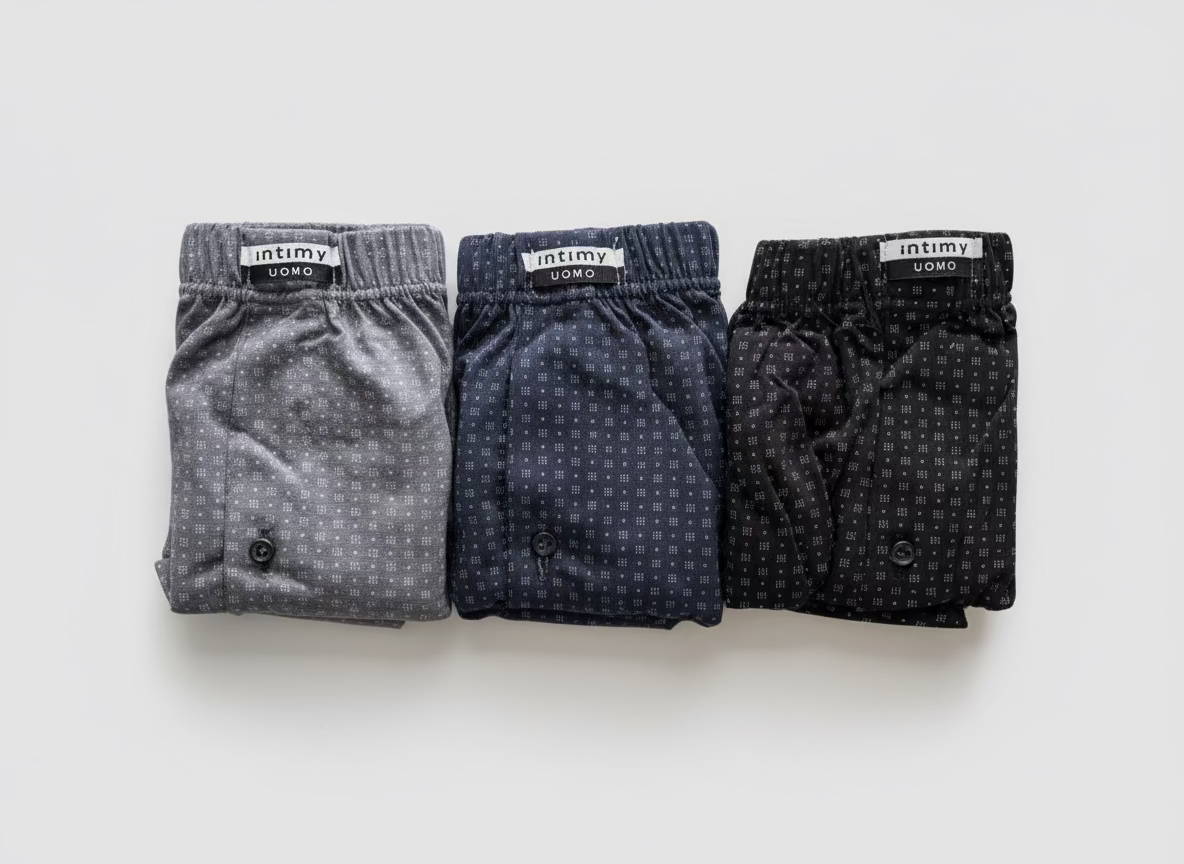 Boxer Uomo 100% cotone colori assortiti a con fantasia - INTIMY