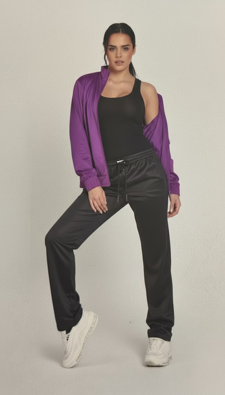 Tuta donna in triacetato con pantalone senza polsino NAZARENO GABRIELLI