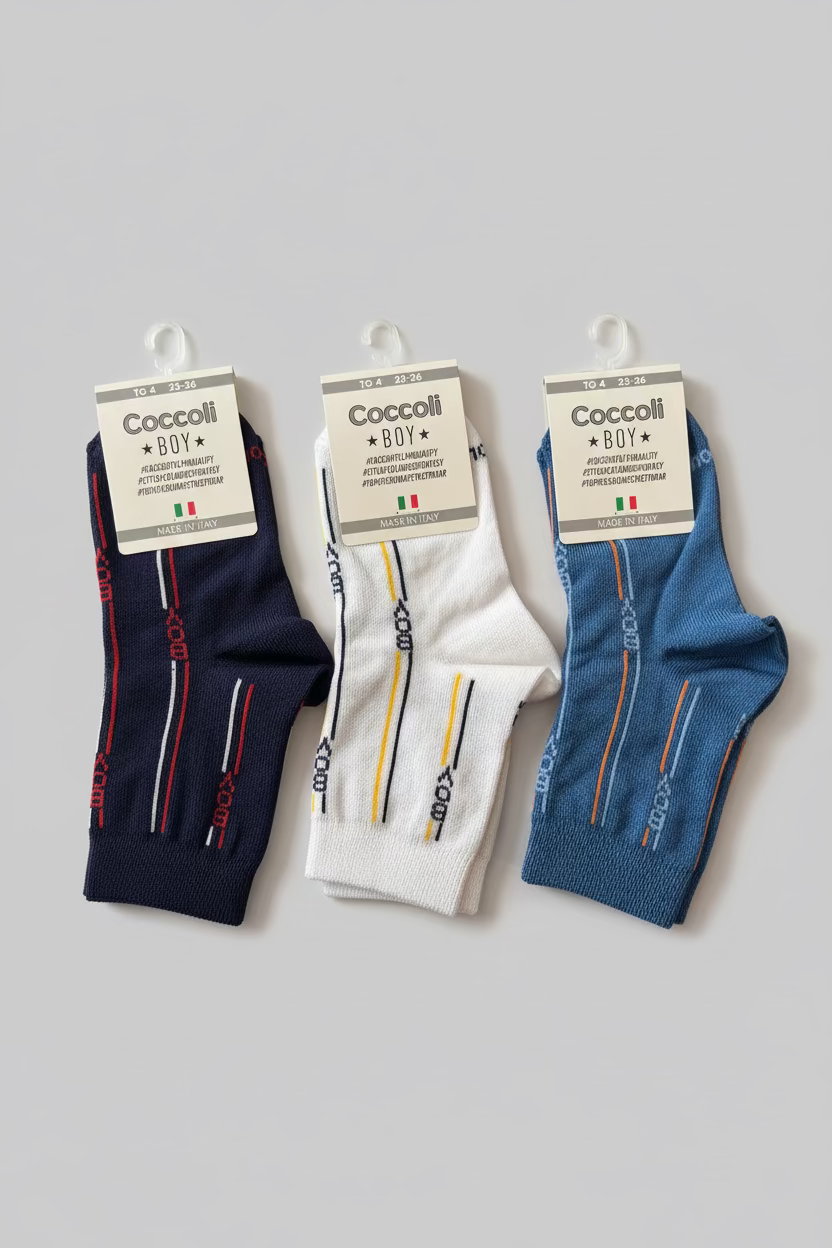 Calze corte Bimbo in cotone COCCOLI