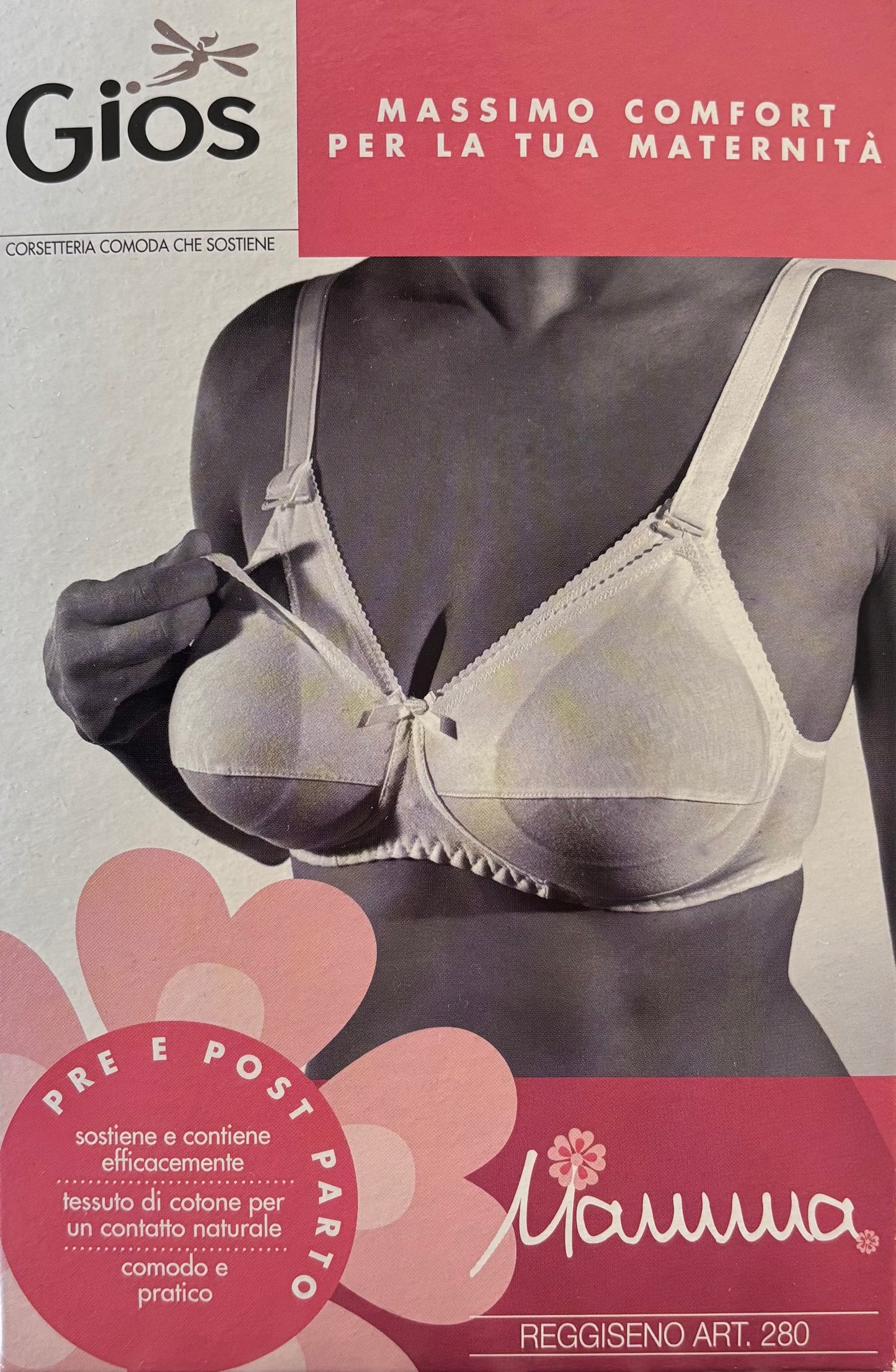 Reggiseno Allattamento in Cotone Naturale – GIOS Mamma Art. 280