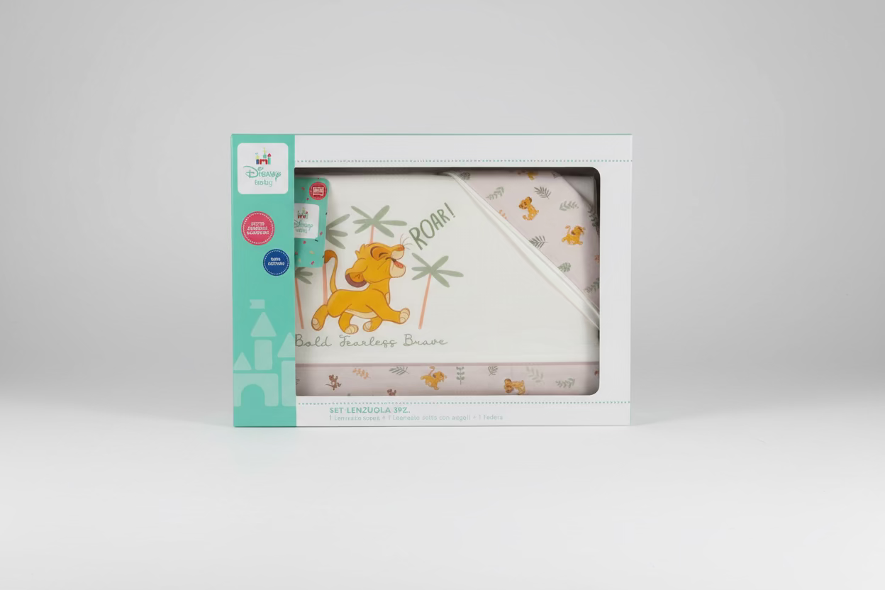 Set 3 pezzi Lettino Re Leone DISNEY ELLEPI