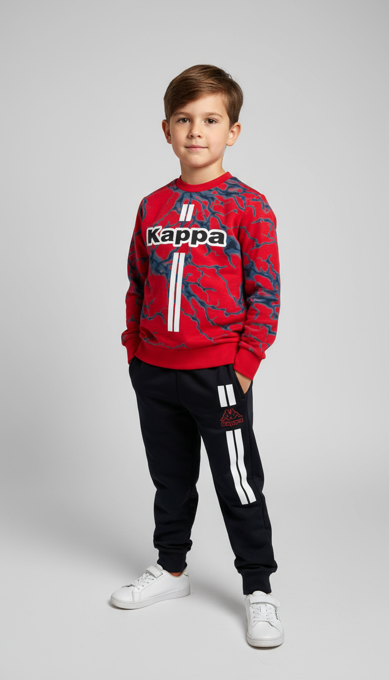 Tuta Bambino in felpa di cotone KAPPA - Taglia 5 anni
