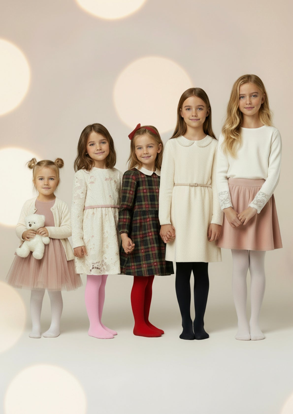 Collant Kids rimagliato in caldo cotone MERITEX - Taglie 2/13 ANNI