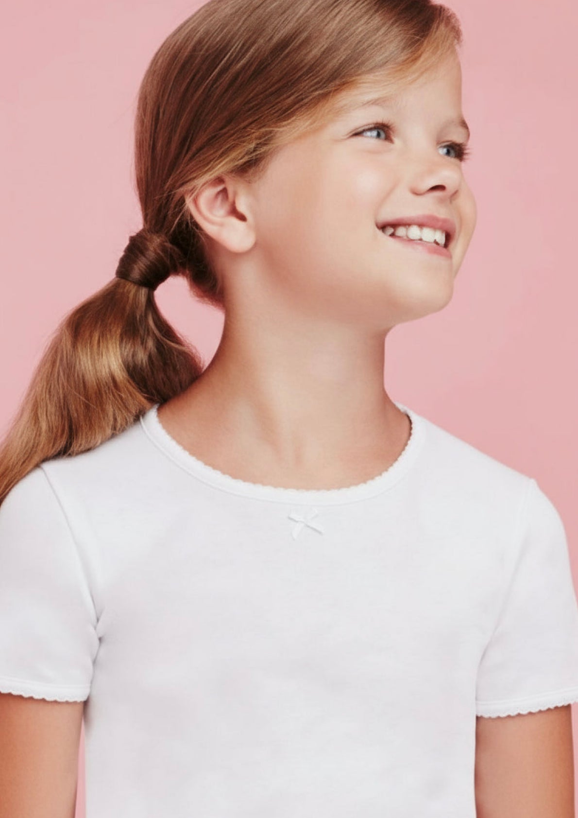 T-Shirt Mezza Manica Caldo Cotone Bambina BA651 ELLEPI