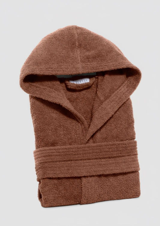 Accappatoio in Cotone con Cappuccio Minorca Spugnissima - CALEFFI