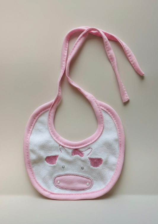 Bavaglino neonata in ciniglia ELLEPI