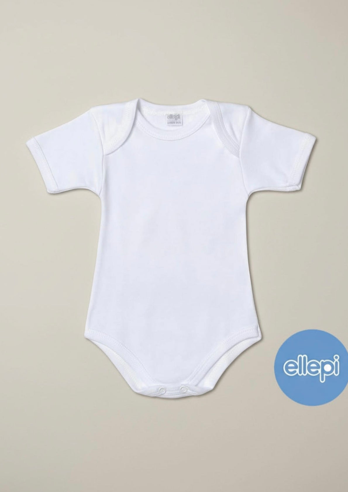 Body Baby in puro cotone mezza manica ELLEPI