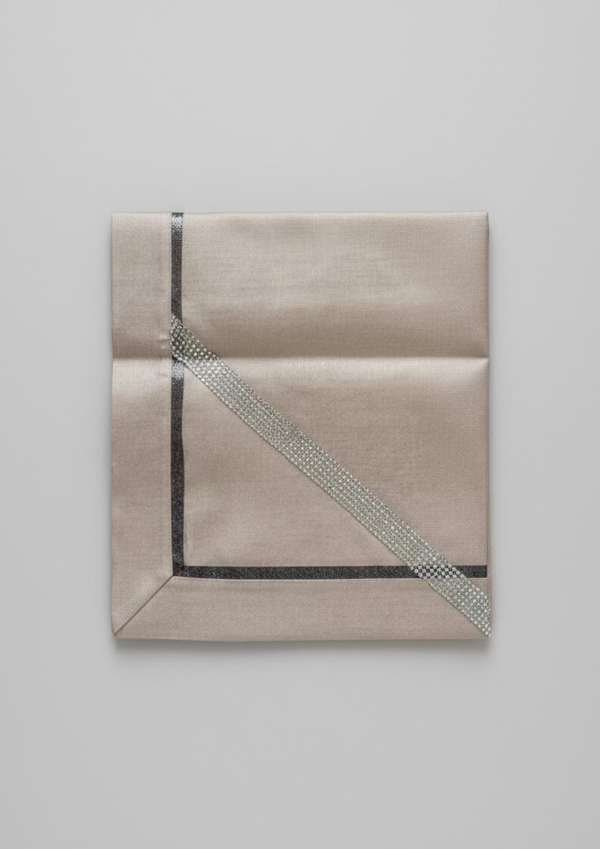 Centrotavola quadrato elegante con strass – 85cm x 85 cm