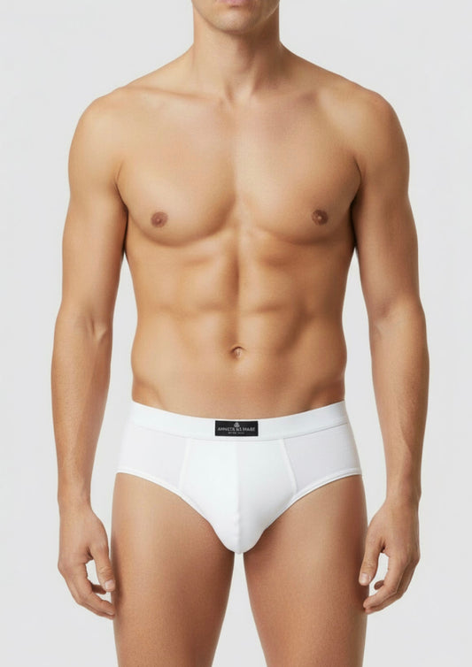 Slip Uomo cotone elasticizzato con elastico interno rivestito in cotone ARMATA DI MARE