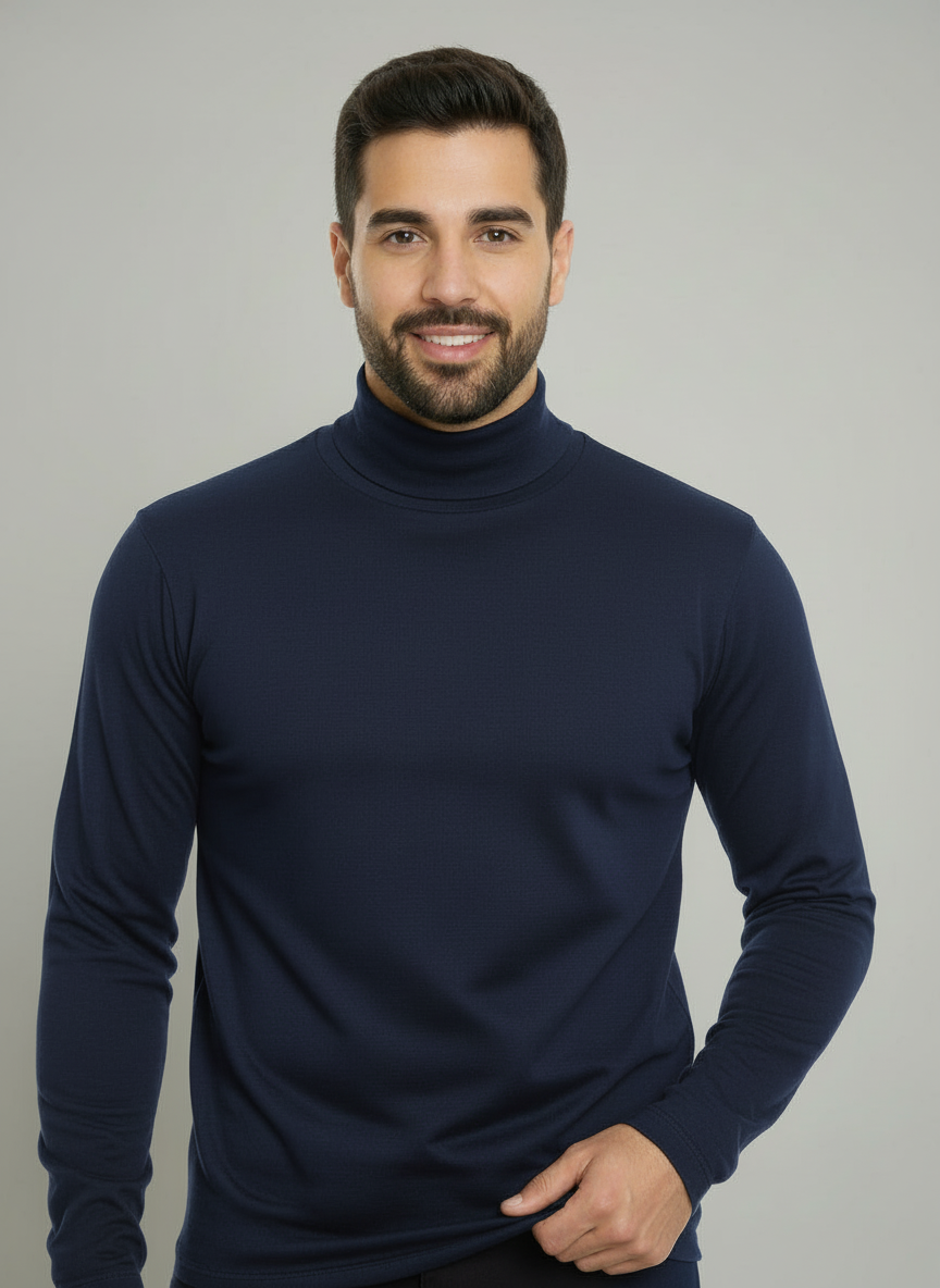 Lupetto uomo 100% cotone interlock felpato LEABLE