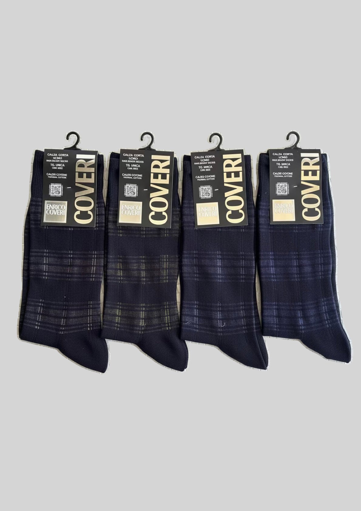 Calza Corta Uomo Caldo Cotone Fantasia - ENRICO COVERI