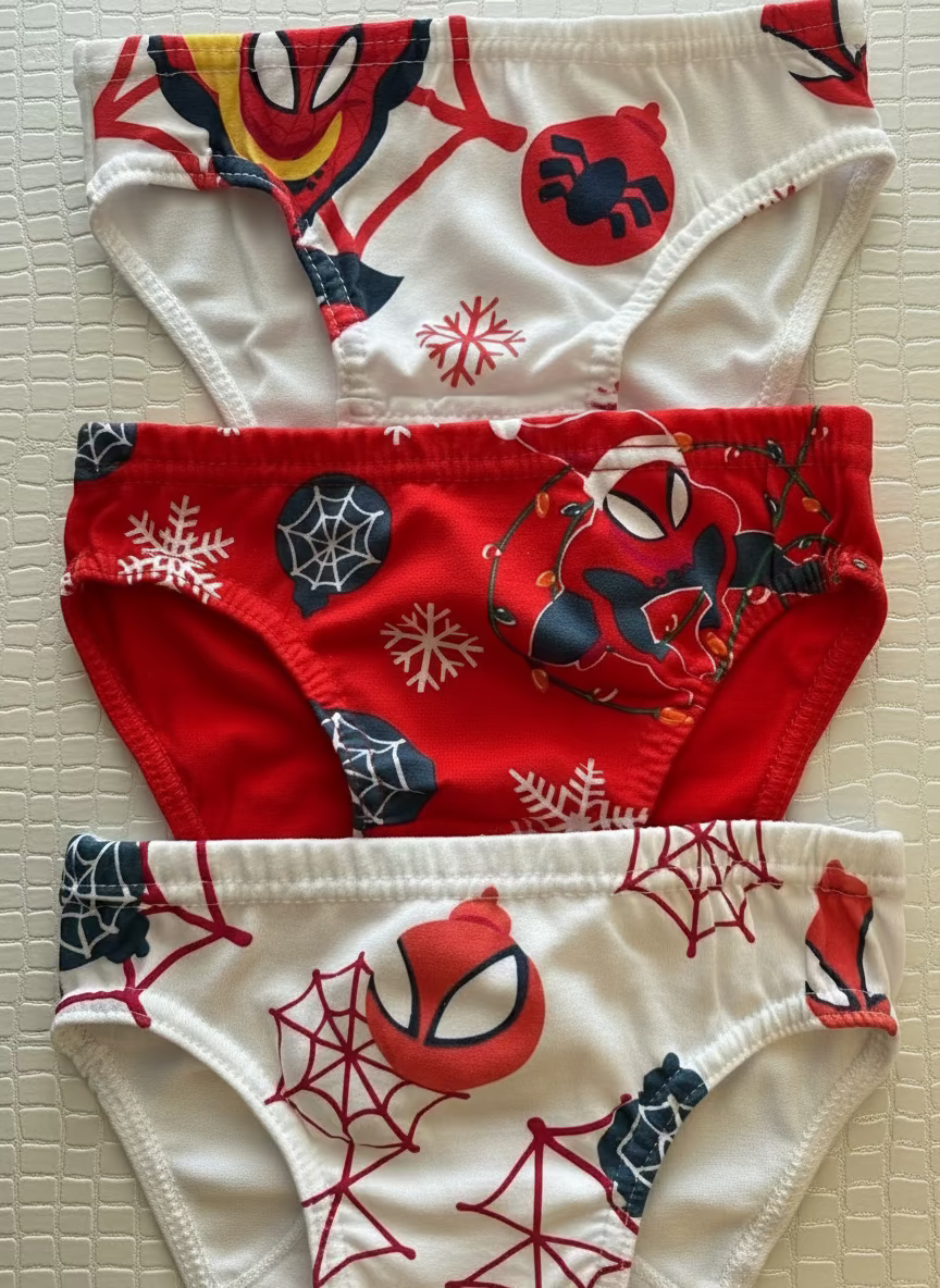 Tripack Slip Bambino Spiderman – Edizione Natalizia MARVEL