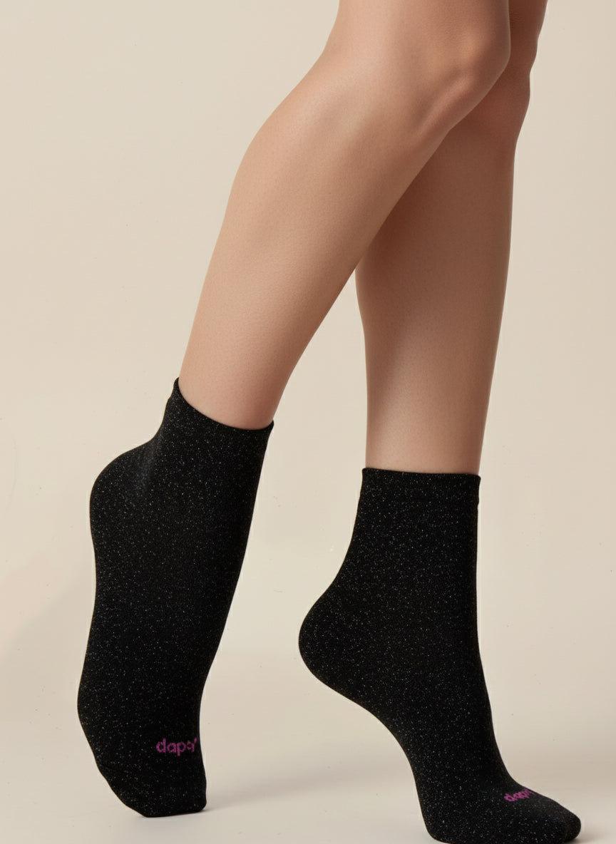 Calzino Corto Donna Viscosa Lurex - JADEA