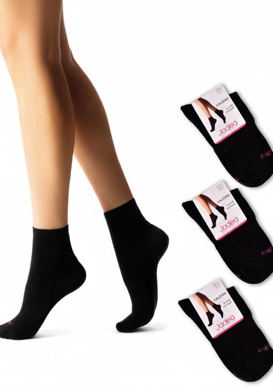 Calzino Corto Donna Caldo Cotone JADEA