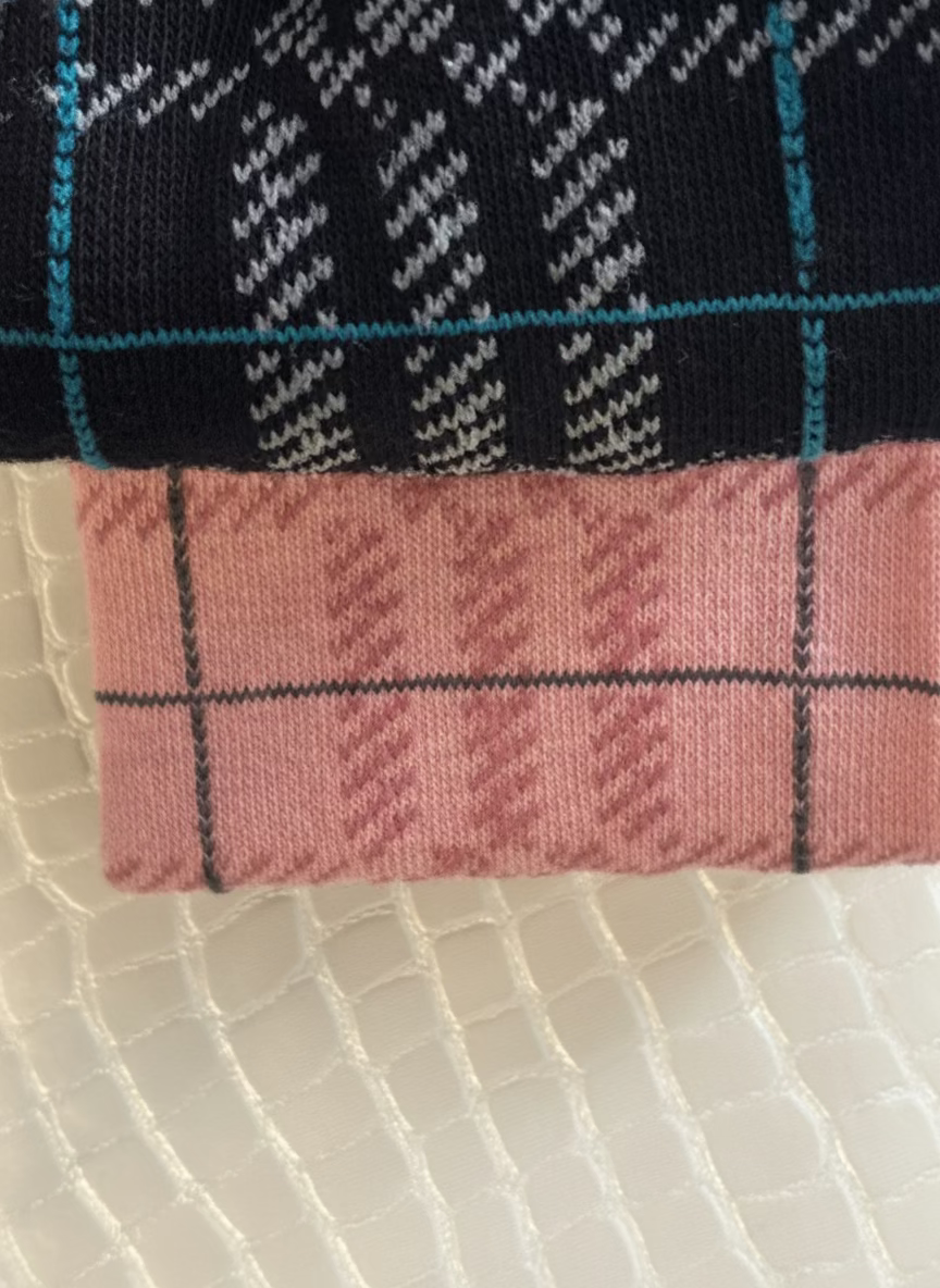 Tripack Calza Lunga Donna Fantasia scozzese in caldo cotone - CHARRO