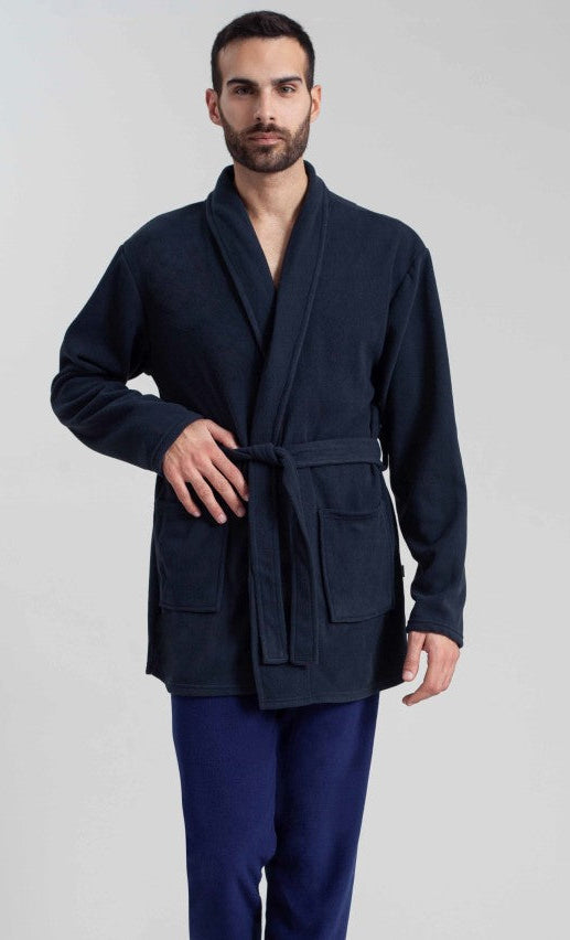 Vestaglia Uomo Pile Blu Navy IRGE