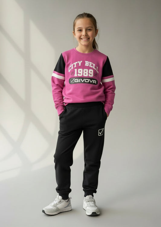Tuta Bambina in felpa di cotone GIVOVA - Taglia 6 anni