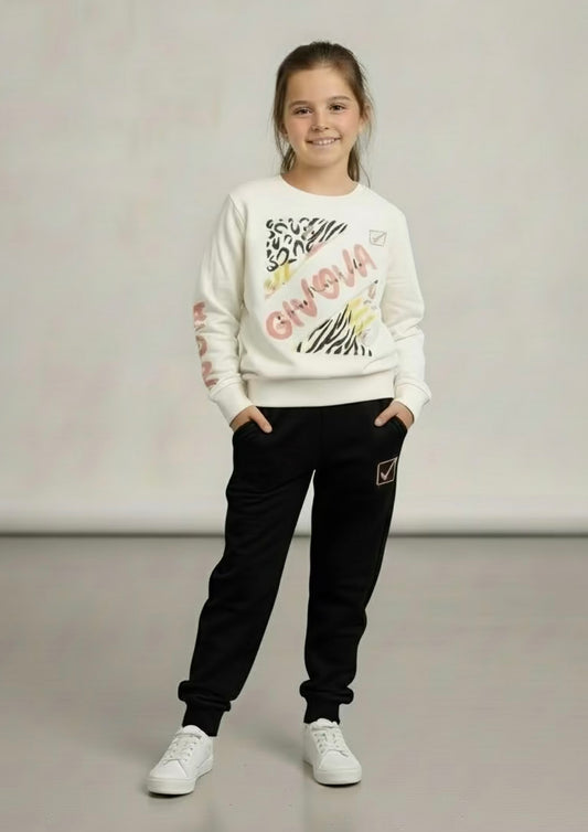 Tuta Bambina in felpa di cotone GIVOVA