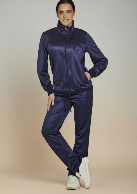 Tuta donna in triacetato con pantalone senza polsino NAZARENO GABRIELLI