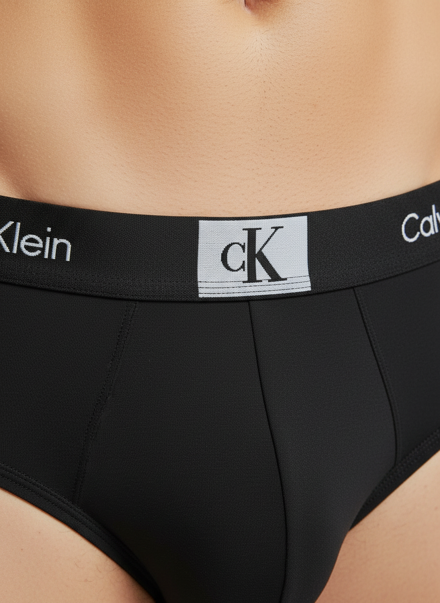 Confezione da 3 slip Uomo in cotone elasticizzato CALVIN KLEIN