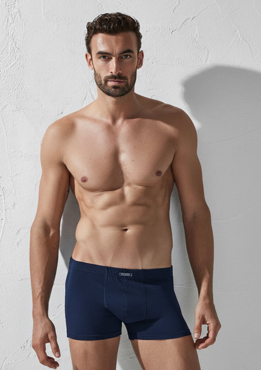 Boxer uomo con elastico ricoperto in cotone bielastico INTIMAMI