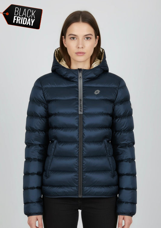 Giubbotto Donna Invernale Termico con Cappuccio - LOTTO Taglia L