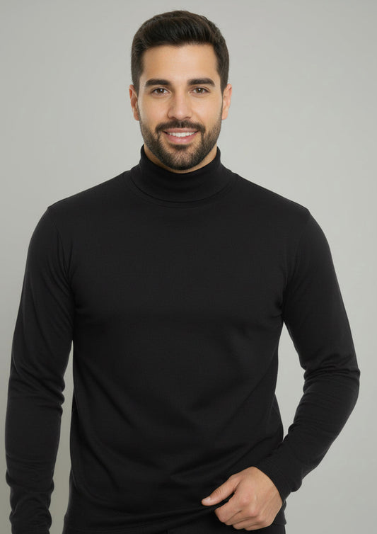 Lupetto uomo 100% cotone interlock felpato LEABLE