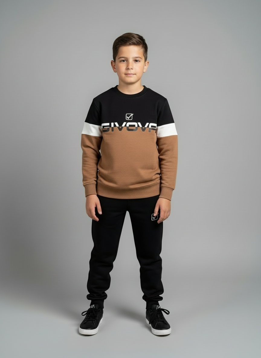 Tuta Bambino in felpa di cotone GIVOVA