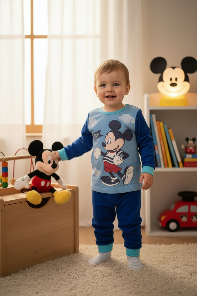Pigiama Neonato in cotone interlock DISNEY Baby - Taglie 12, 24 e 30 mesi