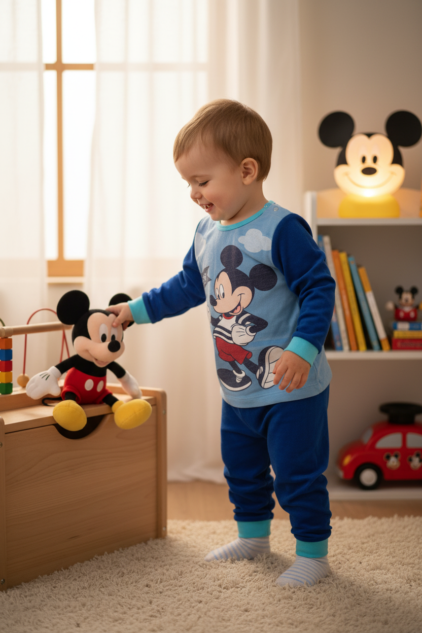 Pigiama Neonato in cotone interlock DISNEY Baby - Taglie 12, 24 e 30 mesi