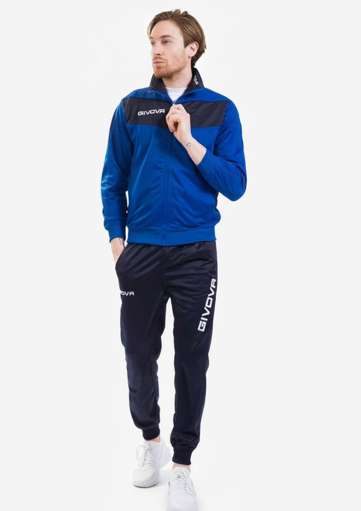 Tuta Unisex Triacetato Modello Visa Azzurro/Blu GIVOVA - Taglie S e L