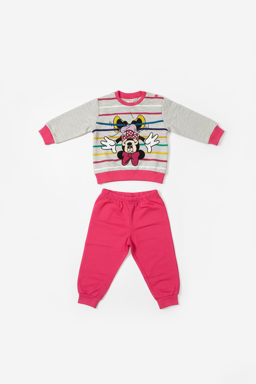 Pigiama Neonata in cotone felpato Disney ELLEPI - Taglia 12 mesi