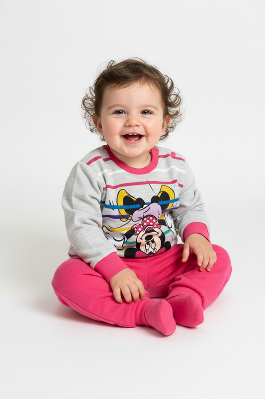 Pigiama Neonata in cotone felpato Disney ELLEPI - Taglia 12 mesi