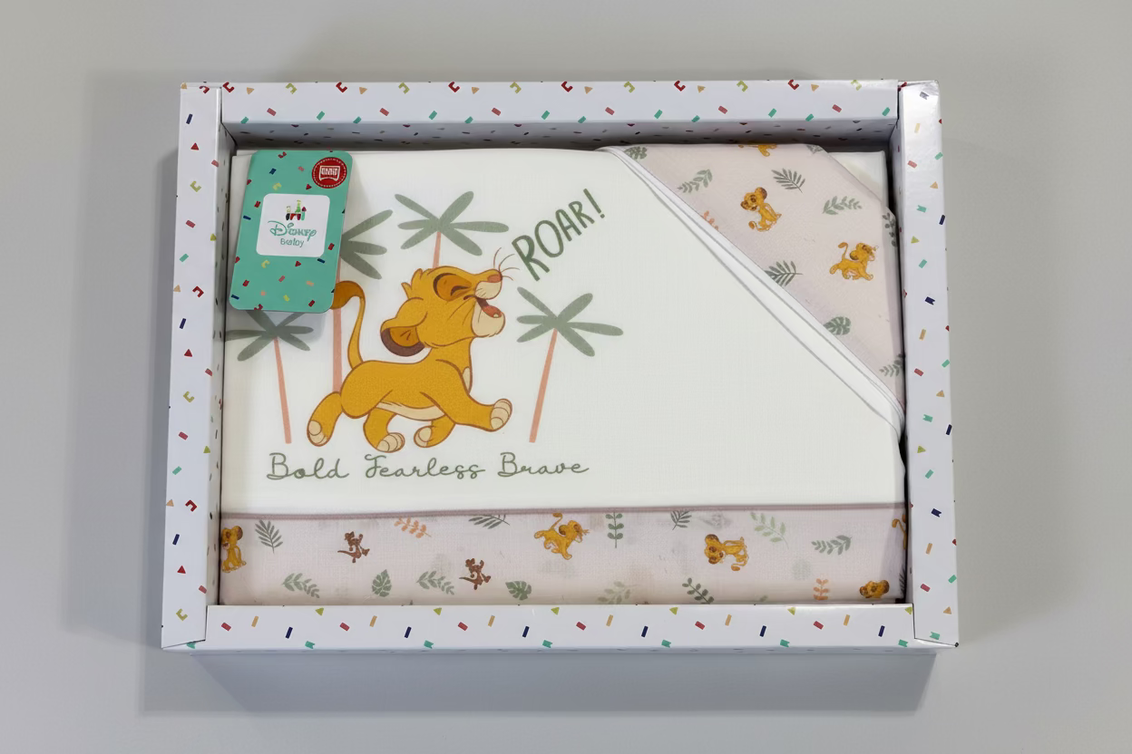 Set 3 pezzi Lettino Re Leone DISNEY ELLEPI