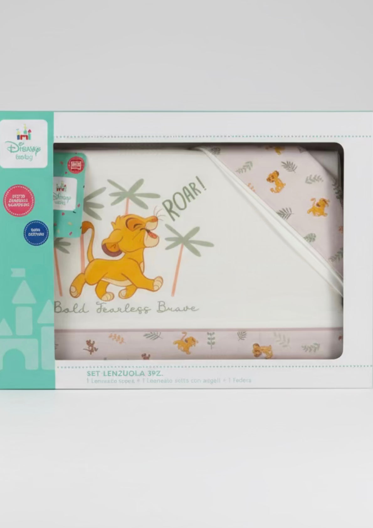 Set 3 pezzi Lettino Re Leone DISNEY ELLEPI