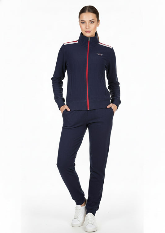Tuta da donna in pile con zip SCUOLA NAUTICA ITALIANA - Taglie S e M