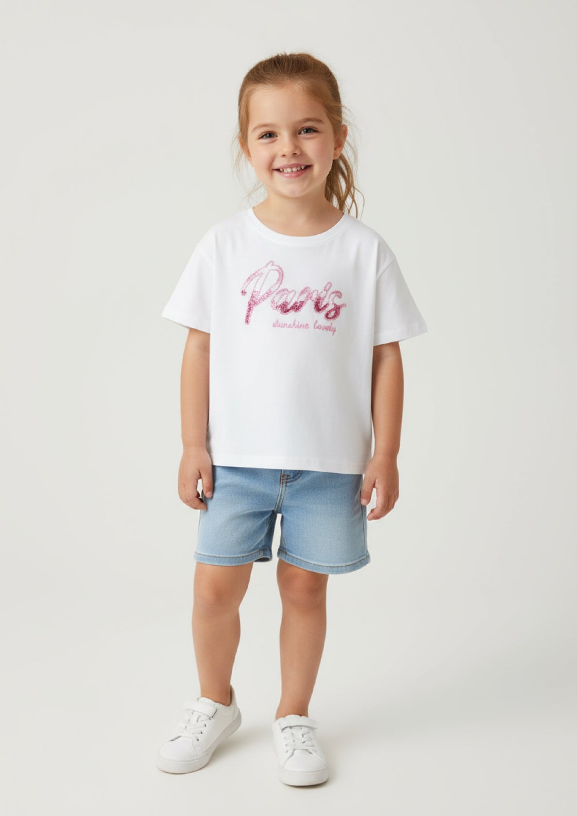 T-shirt bambina e ragazza “Paris” MISS IMAGE