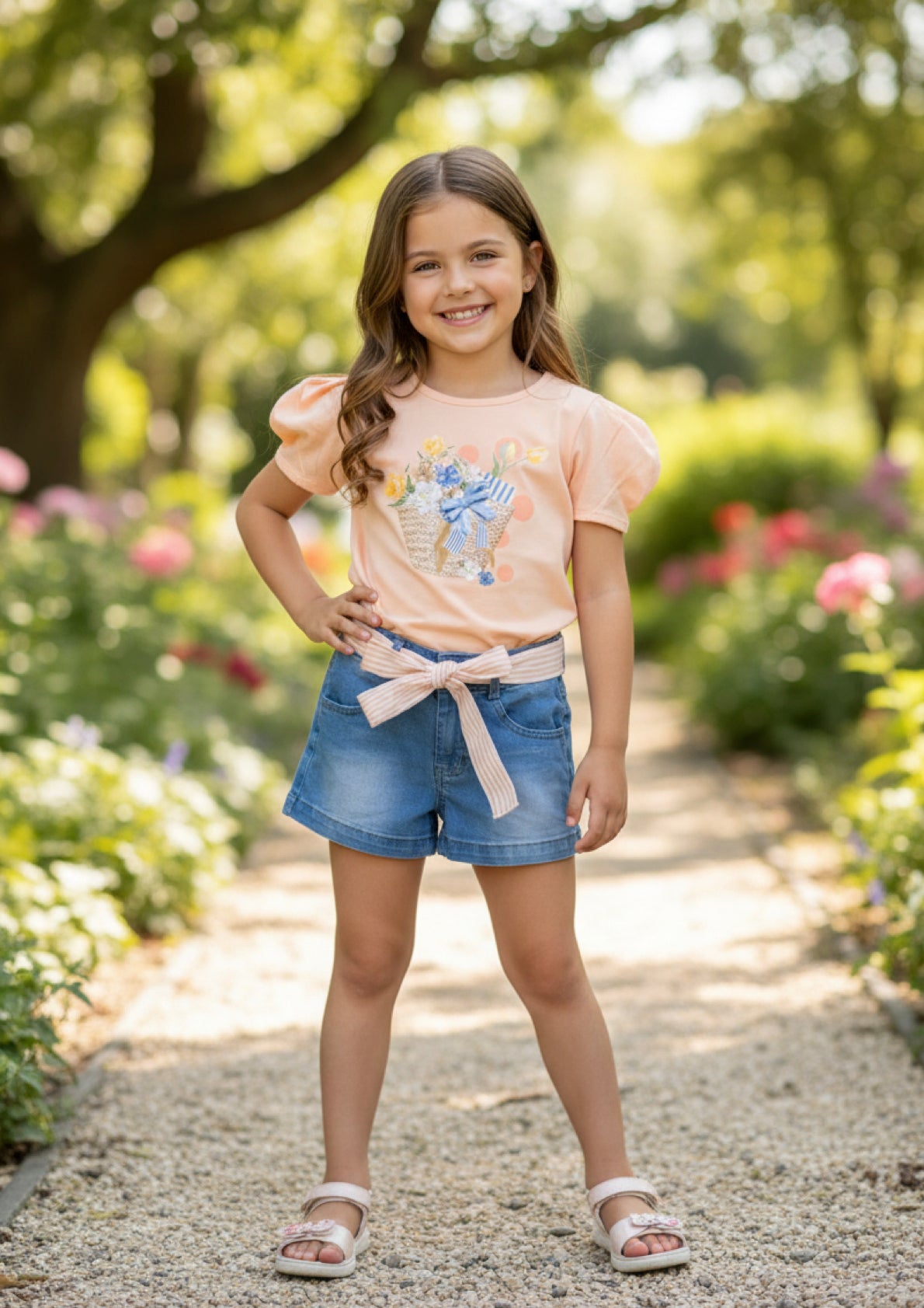 Completo bambina MISS IMAGE - Taglia 4 anni