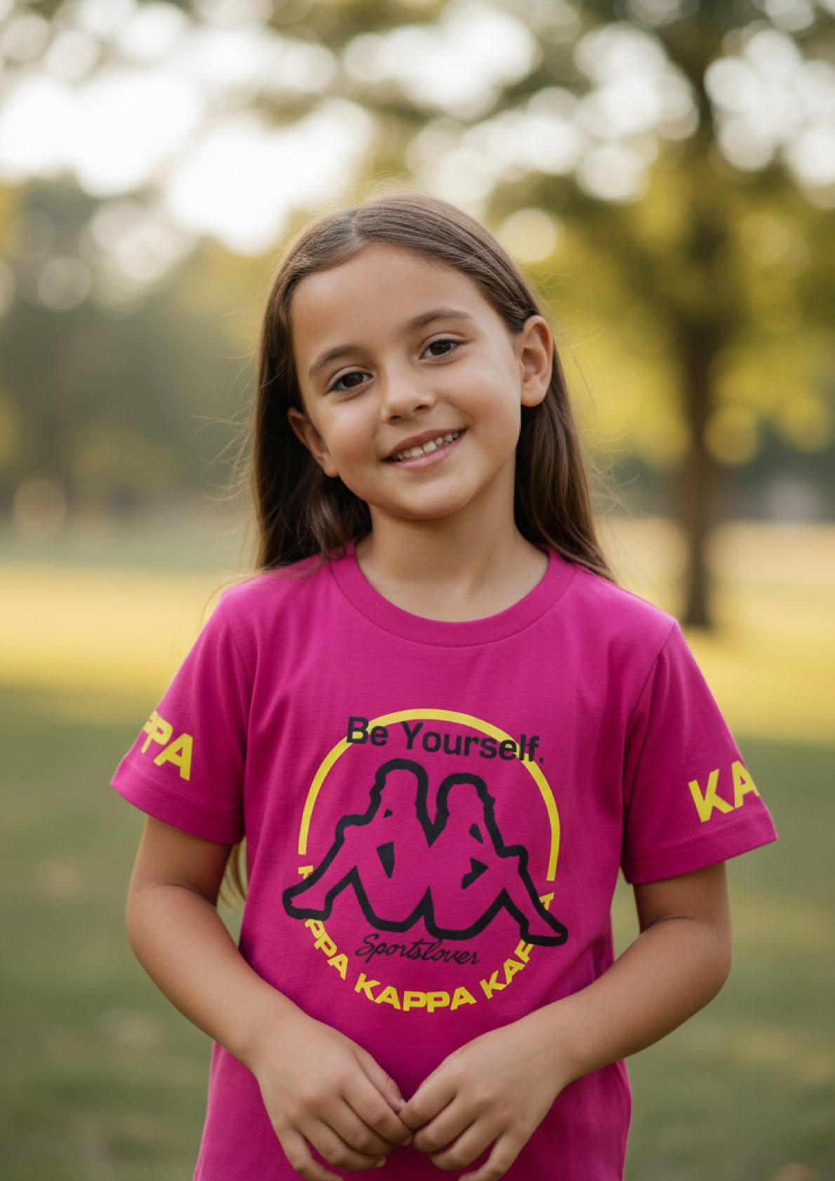 T-Shirt Bambina manica corta KAPPA - Taglie 4 e 5 anni