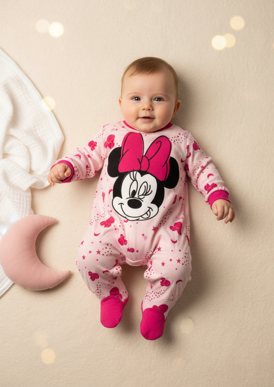 Tutina Neonata in cotone Disney ELLEPI - Taglie 1/3 e 3/6 mesi